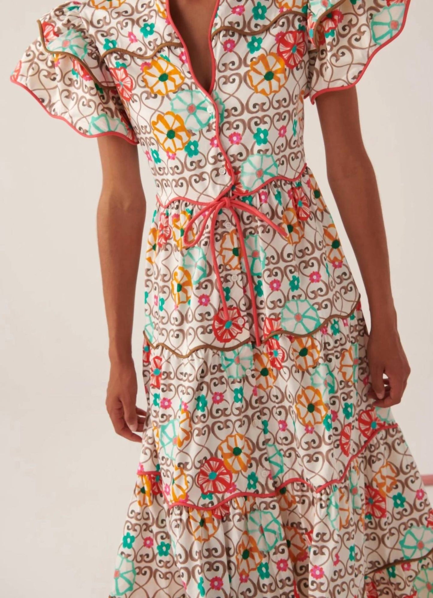 Celia B - Baba Island Print Dress