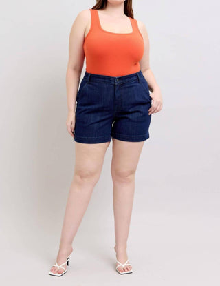 Judy Blue - High Waist Trouser Denim Short