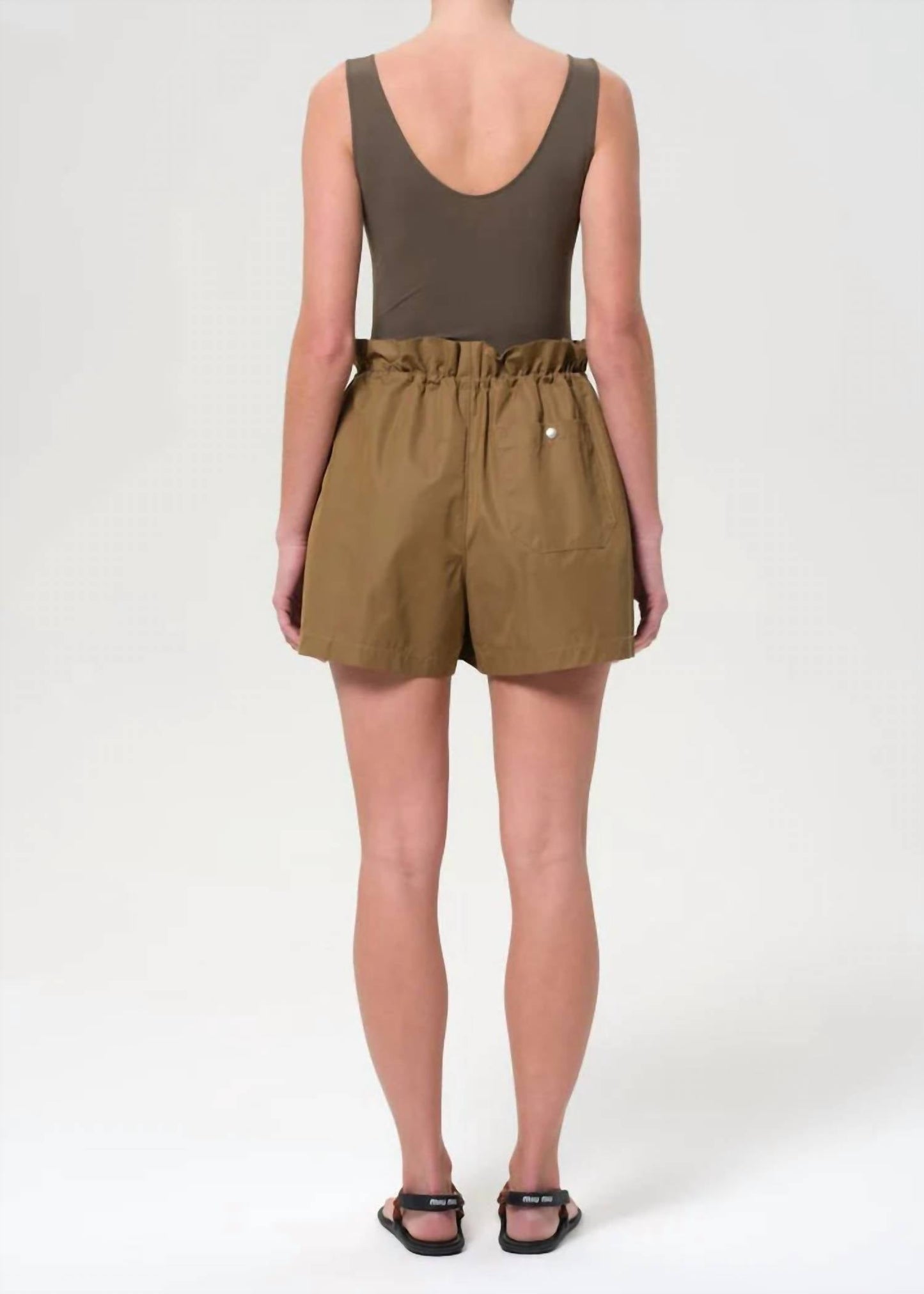Agolde - Women's Lydia Pull On Gather Short
