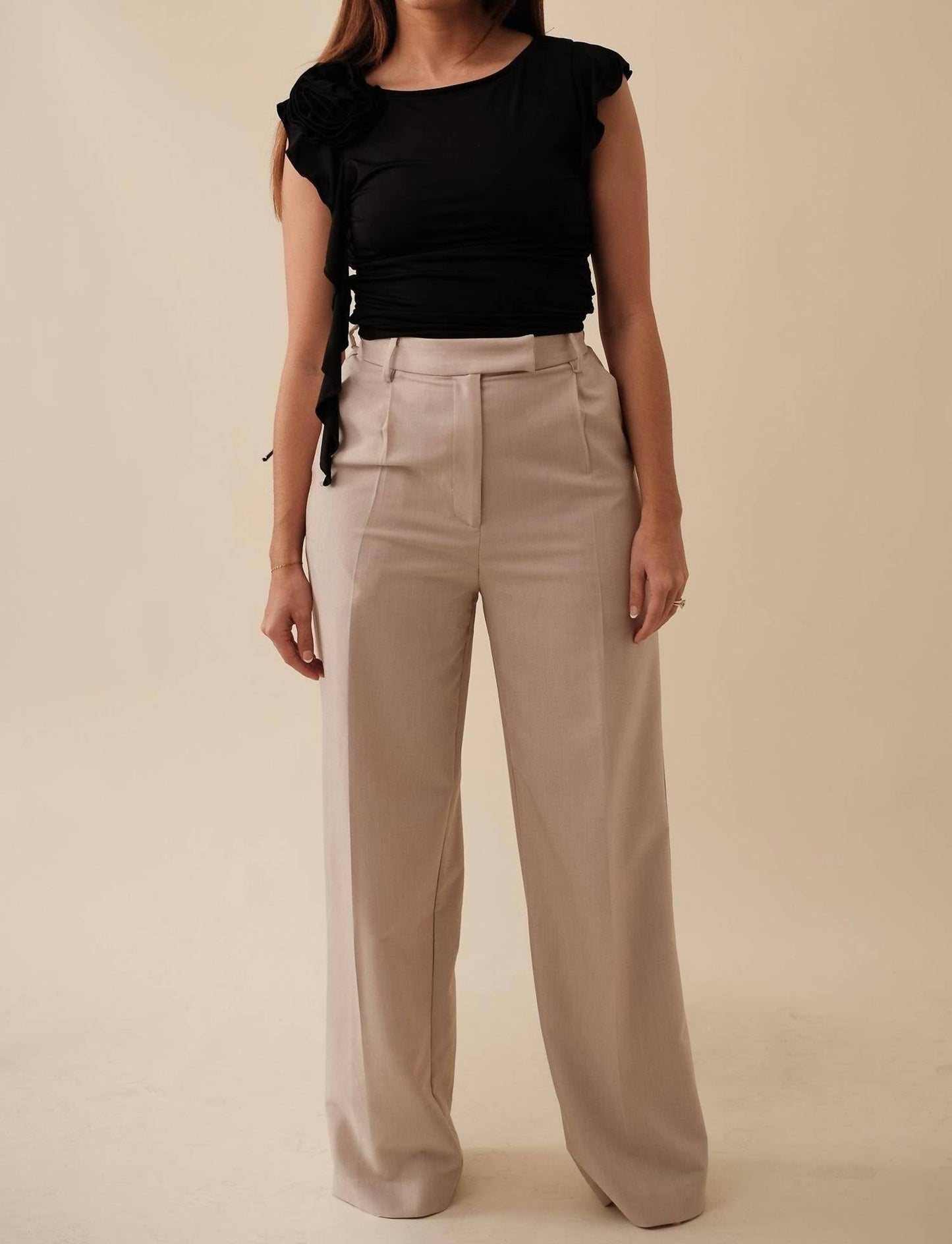 Sofie The Label - Brooks Pleated Wide Leg Trouser