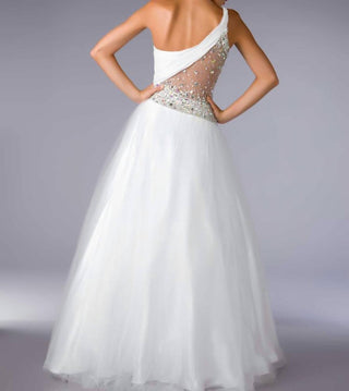 Mac Duggal - One Shoulder Beaded Gown