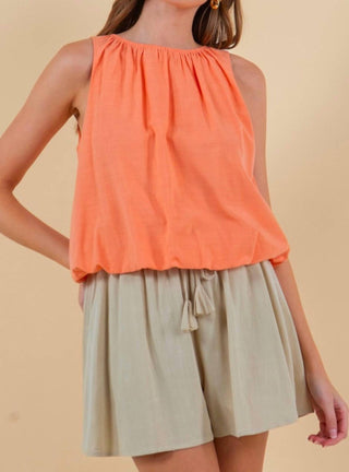 Doe And Rae - Bubble Sleeveless Top