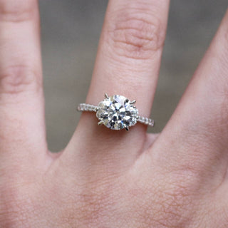 Allyanna Gifts - Women's 2.0ct 8.0mm Moissanite Engagement Ring