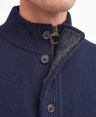 Barbour - Essential Patch Half Zip Sweater