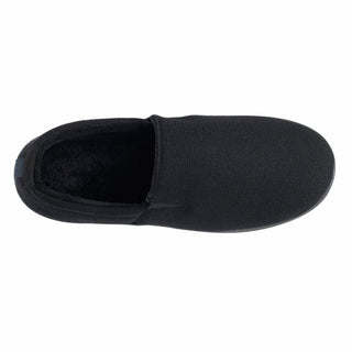 Isotoner - Men's Textured Knit Kai Closed Back Slippers