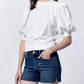 Another Love - Melina White Puff Sleeve Top