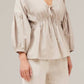 Grade & Gather - Cotton Summer Tie Blouse
