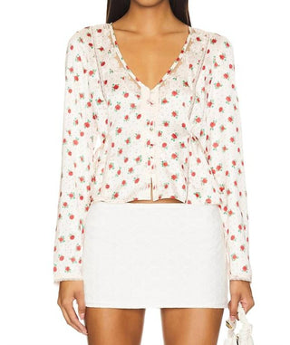 Free People - Field Of Roses Top
