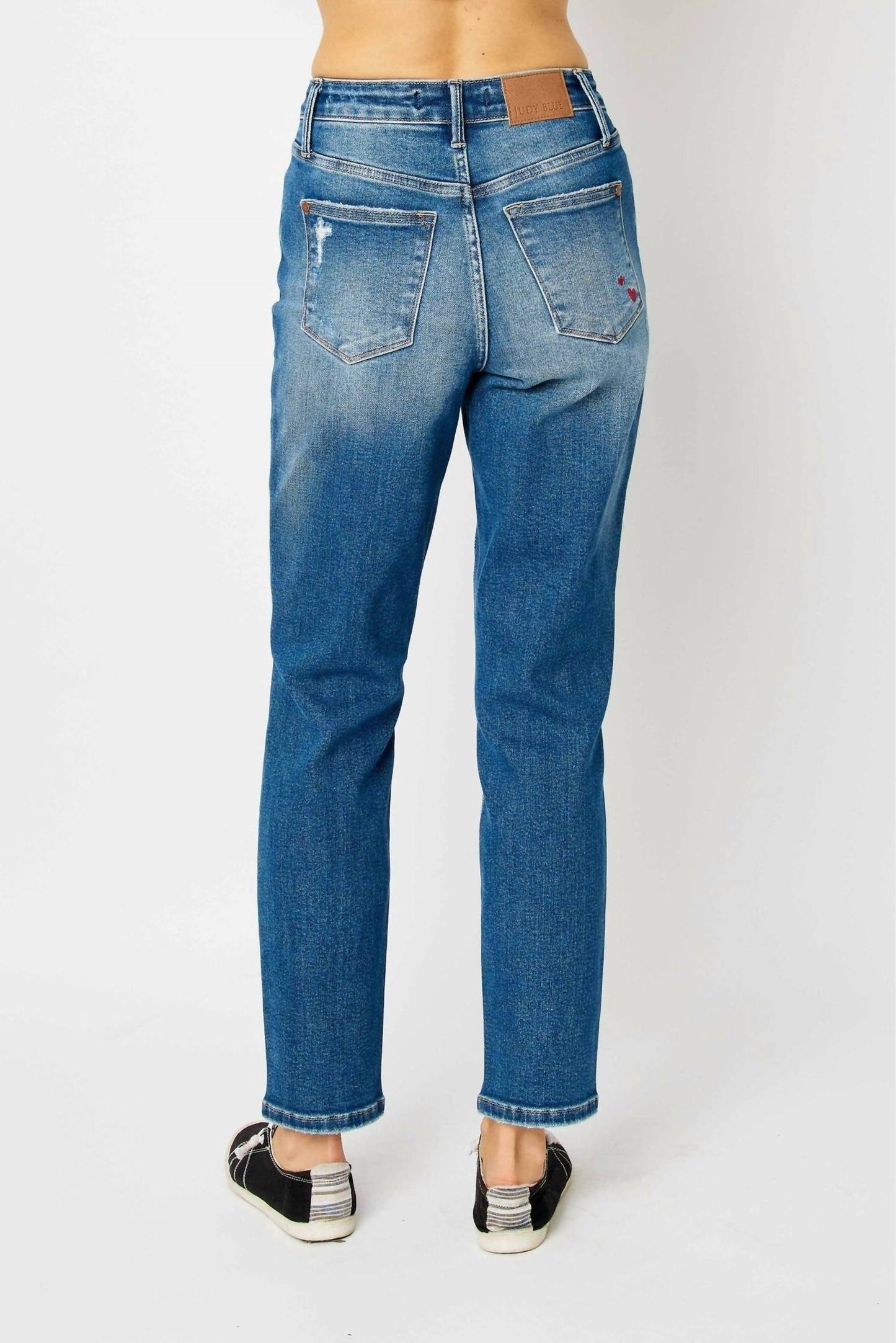 Judy Blue - Queen Of Hearts Coin Pocket Boyfriend Jean