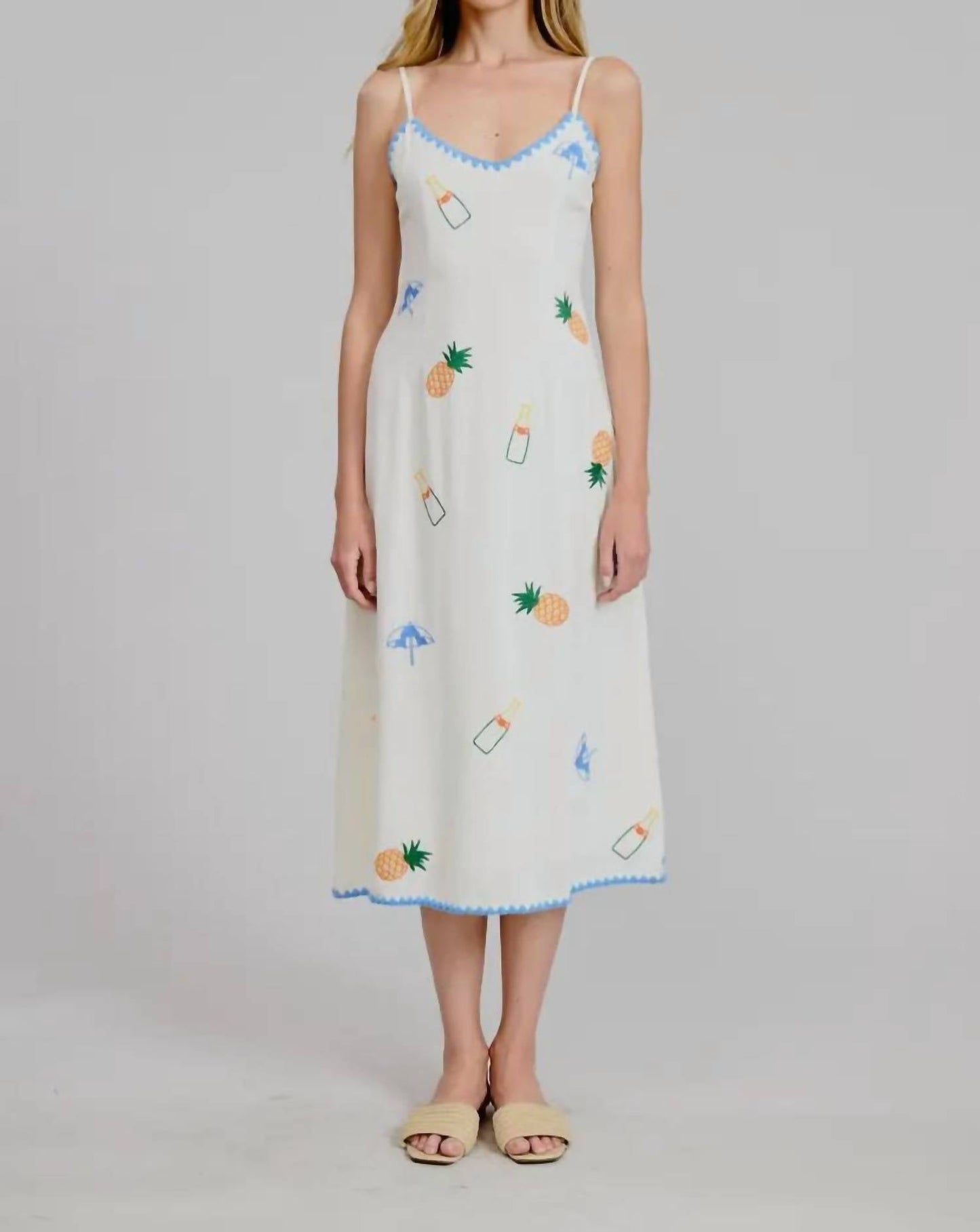 Flat White - Pineapple Brunch Dress