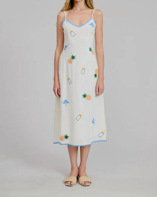 Flat White - Pineapple Brunch Dress