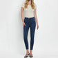 Vervet By Flying Monkey - Emerson Mid Rise Raw Hem Crop Skinny Jeans