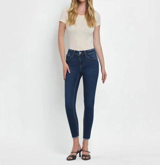 Vervet By Flying Monkey - Emerson Mid Rise Raw Hem Crop Skinny Jeans