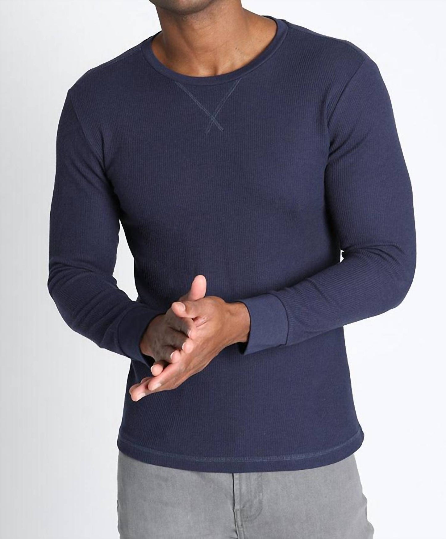 Jachs New York - Classic Waffle Crewneck Sweatshirt