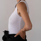 Donni. - Vintage Rib Lace Tank Top