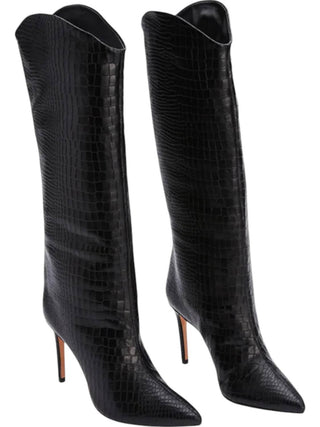 Schutz - Women's Maryana Leather Dress Boots