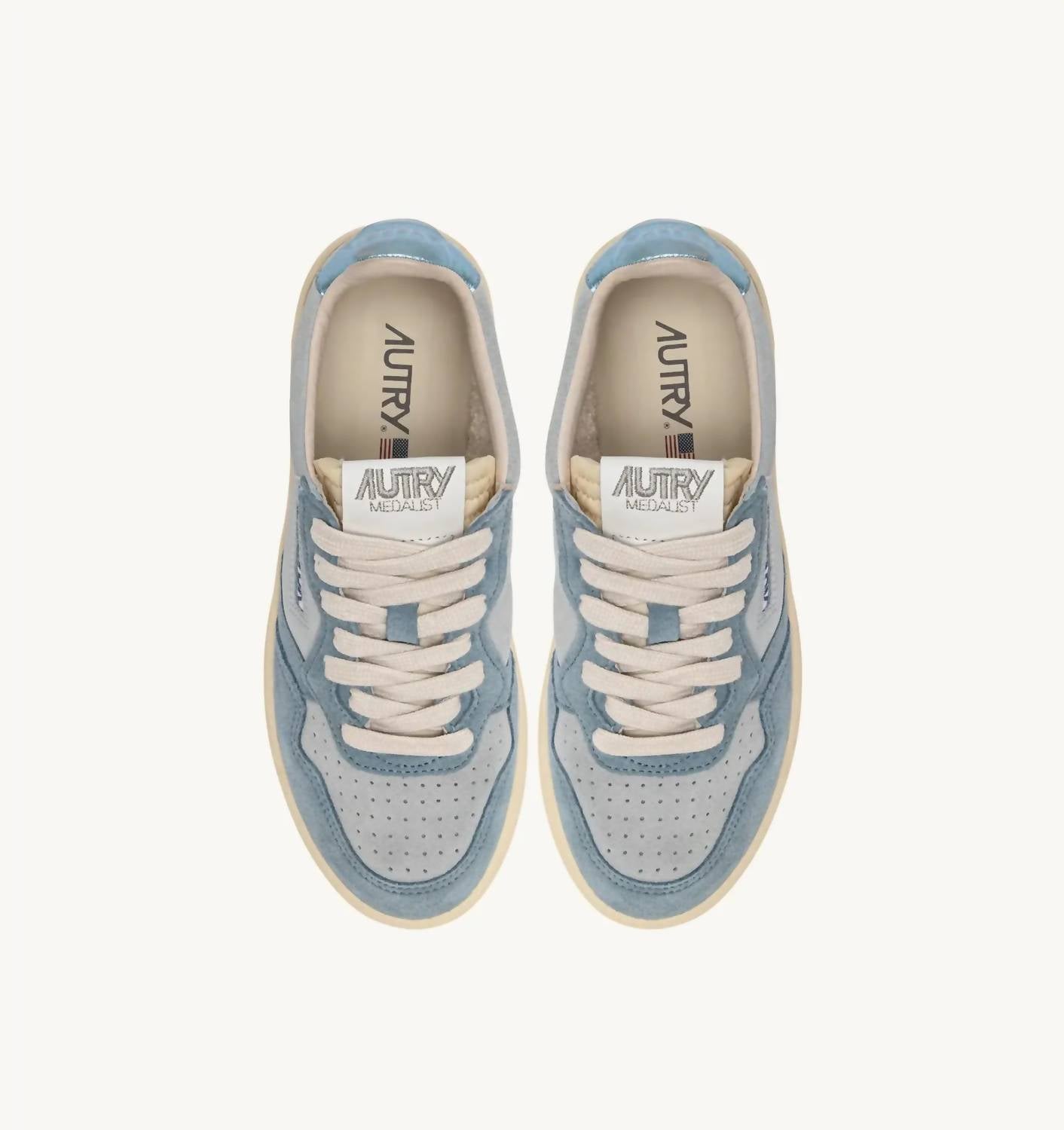 Autry - Women's MEDALIST LOW TRICOLOR SNEAKERS
