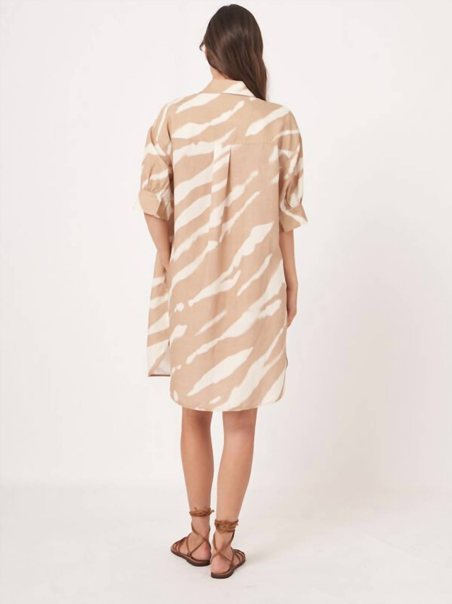 Repeat Cashmere - Women's Linen Blend Dress