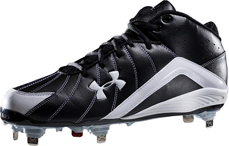 Under Armour Men's Twin Bill Ii Ic Baseball Cleat Black/White Size 14 D(M) Us