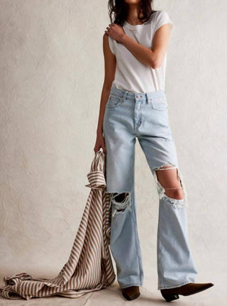 Free People - Tinsley Baggy High-rise Jeans