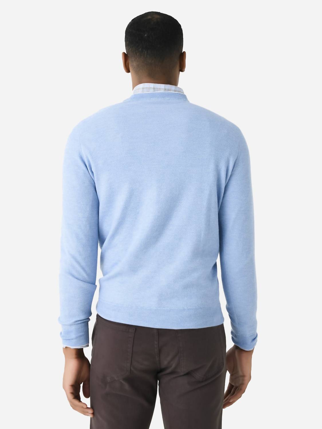 Peter Millar - Voyager Cashmere Silk Saddle Shoulder Crew Sweater