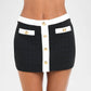 L'Agence - Coco Colorblock High-waist Mini Skirt