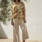 Fun 2 Fun - Olive Botanical Blouse