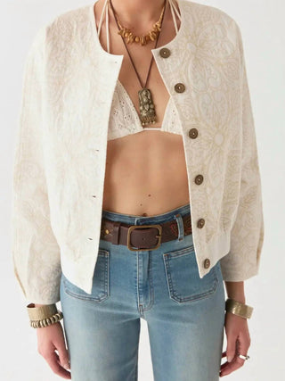 Maison Hotel - Boticcelli Vrew Neck Button Down Jacket