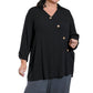 On The Plus Side - Madison 3/4 Sleeve Blouse - Plus