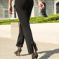 Frank Lyman - Frank Lyman Black Straight Pull-On Pants