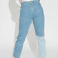 Ganni - Cutline Denim Swigy Pants
