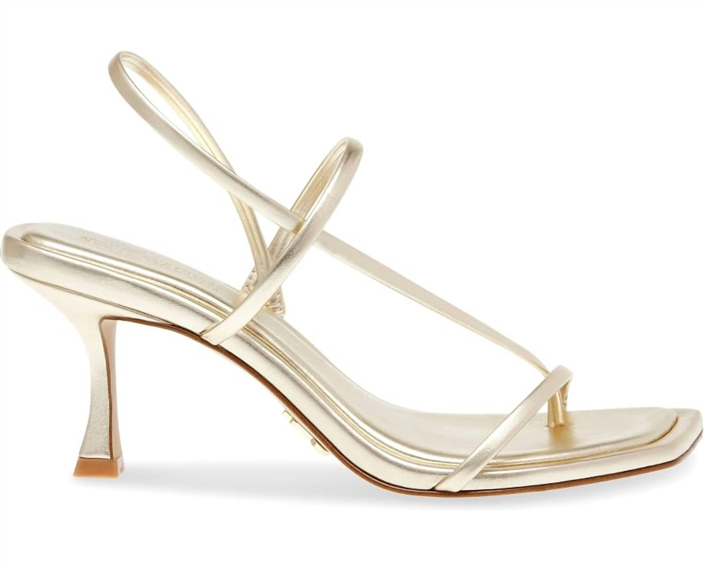 Steve Madden - Women's Locke Leather Strappy Y2k Mid Heels Sandals