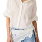 Steve Madden - Delphi Lace Button Up Top