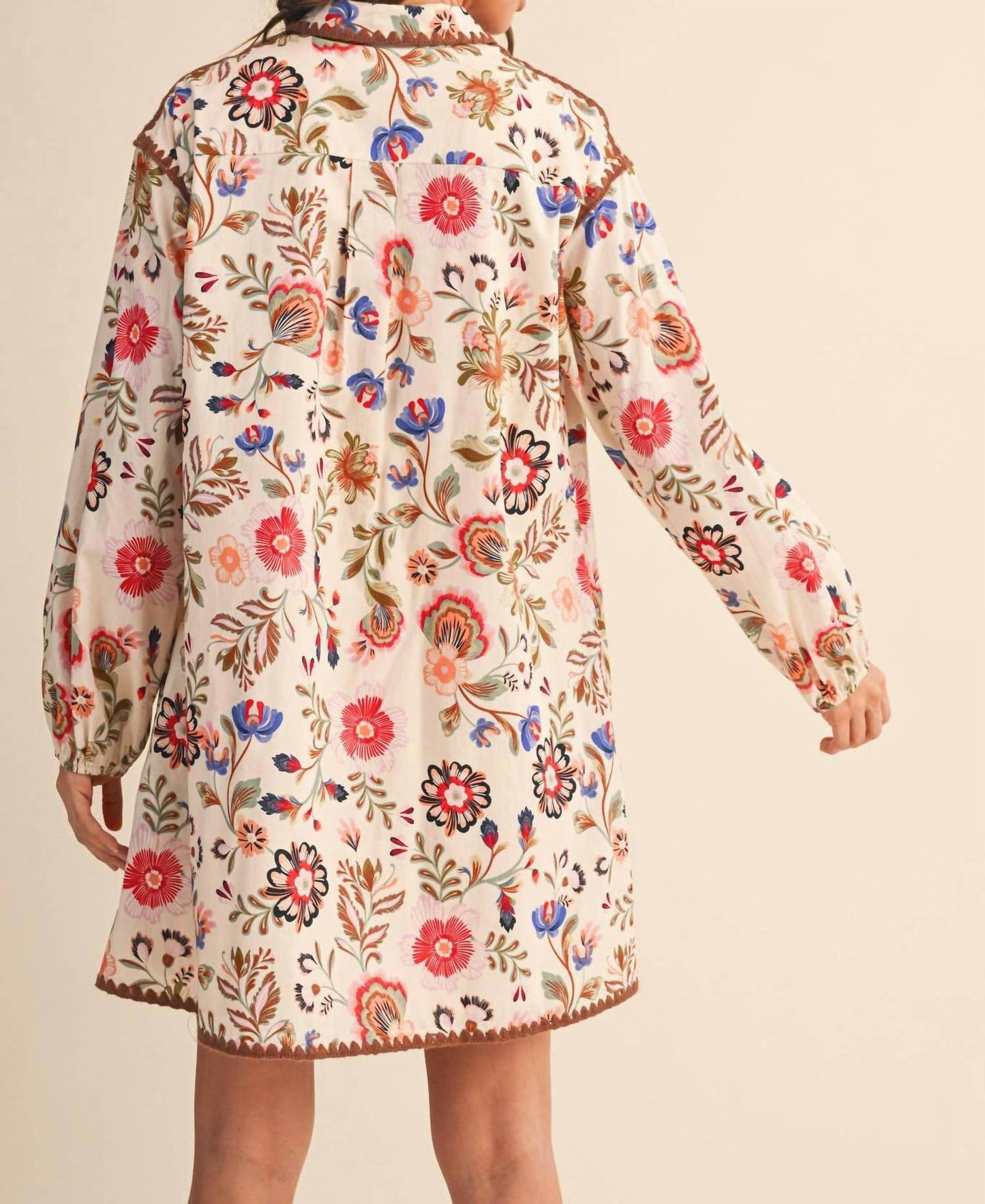 &Merci - Exclusive Print Blanket Mini Dress