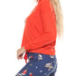 Pj Salvage - Women's Retro Heart Long Sleeve Hoodie