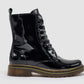 Kcr Group - Women's Premium Mid Patent Leather Boots