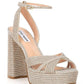 Steve Madden - Women's Ankle Strap Glitter Platform Heel
