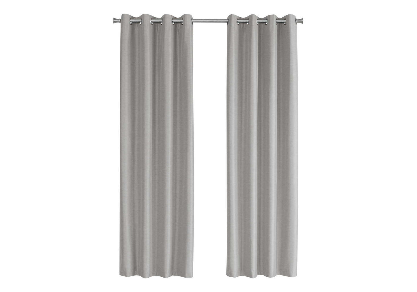 2 Pieces Set Room Darkening Curtain Panels with Grommet