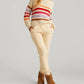 525 America - Stripe Button Shoulder Pullover
