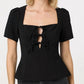 Astr - Torie Tie-Front Top