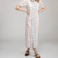 Beau & Ro - Kris Ikat Stripe Maxi Dress