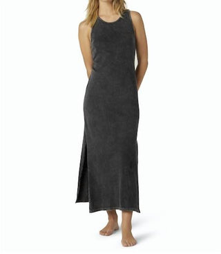 Beyond Yoga - By Effortless Tank Dress Washed Black