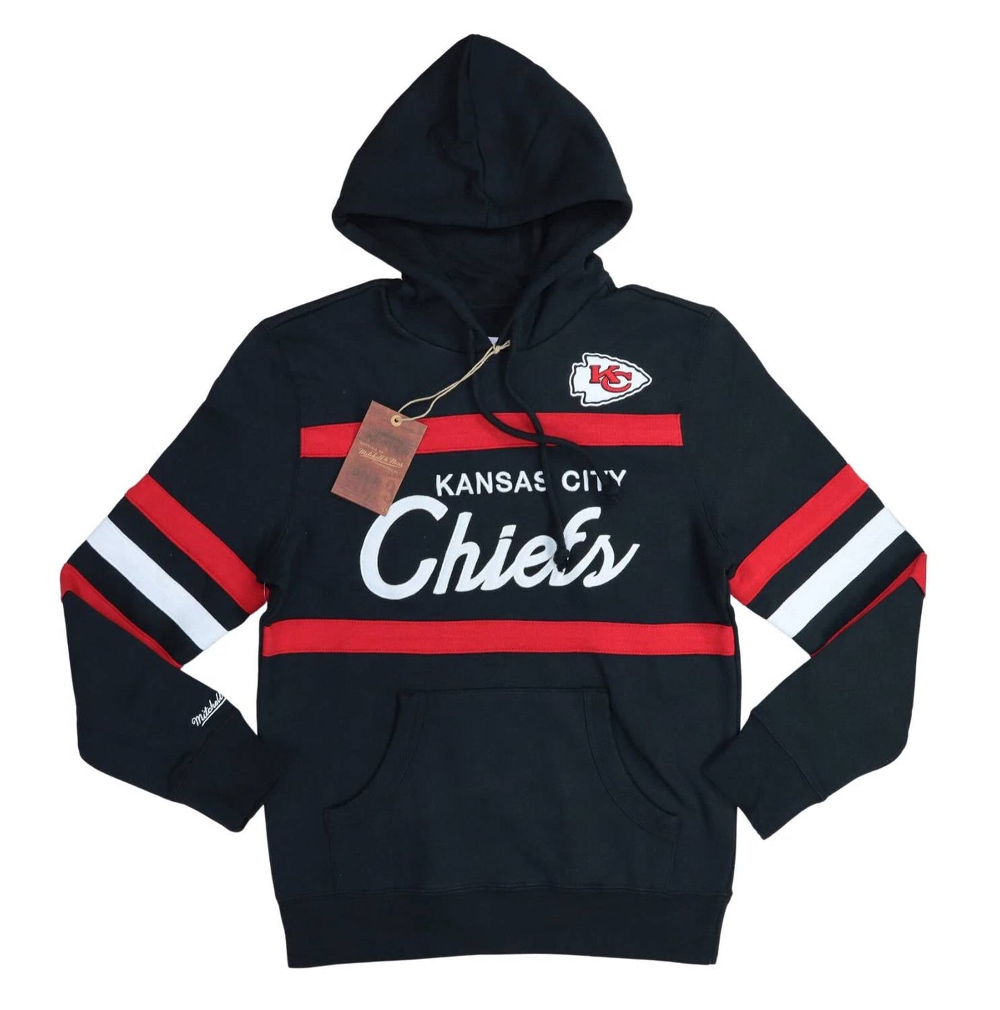 Mitchell & Ness - Men's Nfl Throwbacks Head Coach Kansas City Chiefs Sweatshirt Hoodie