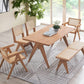 Valentina 6 Pieces Patio Furniture Set - Rattan / Natural