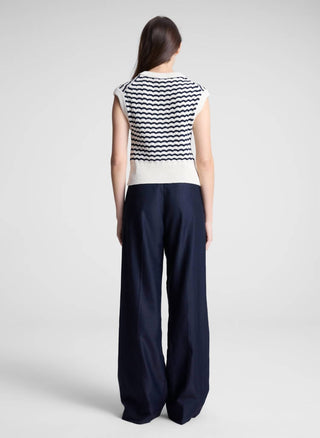 A.L.C. - Margo Striped Knit Top