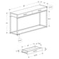 Accent Console Table for Entryway with Storage Drawers – Contemporary & Modern