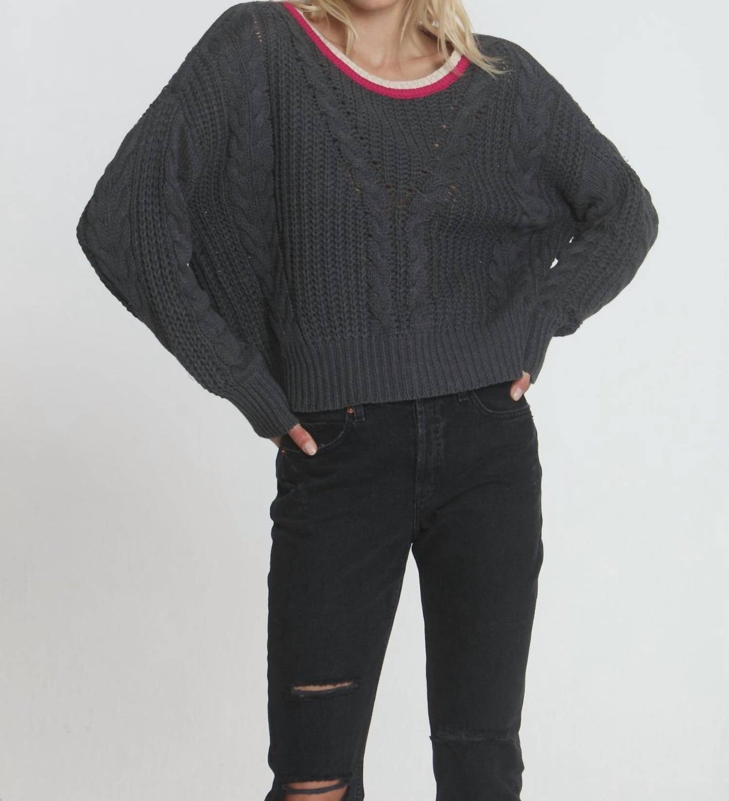 Label+Thread - Dakota Cable Crew Sweater