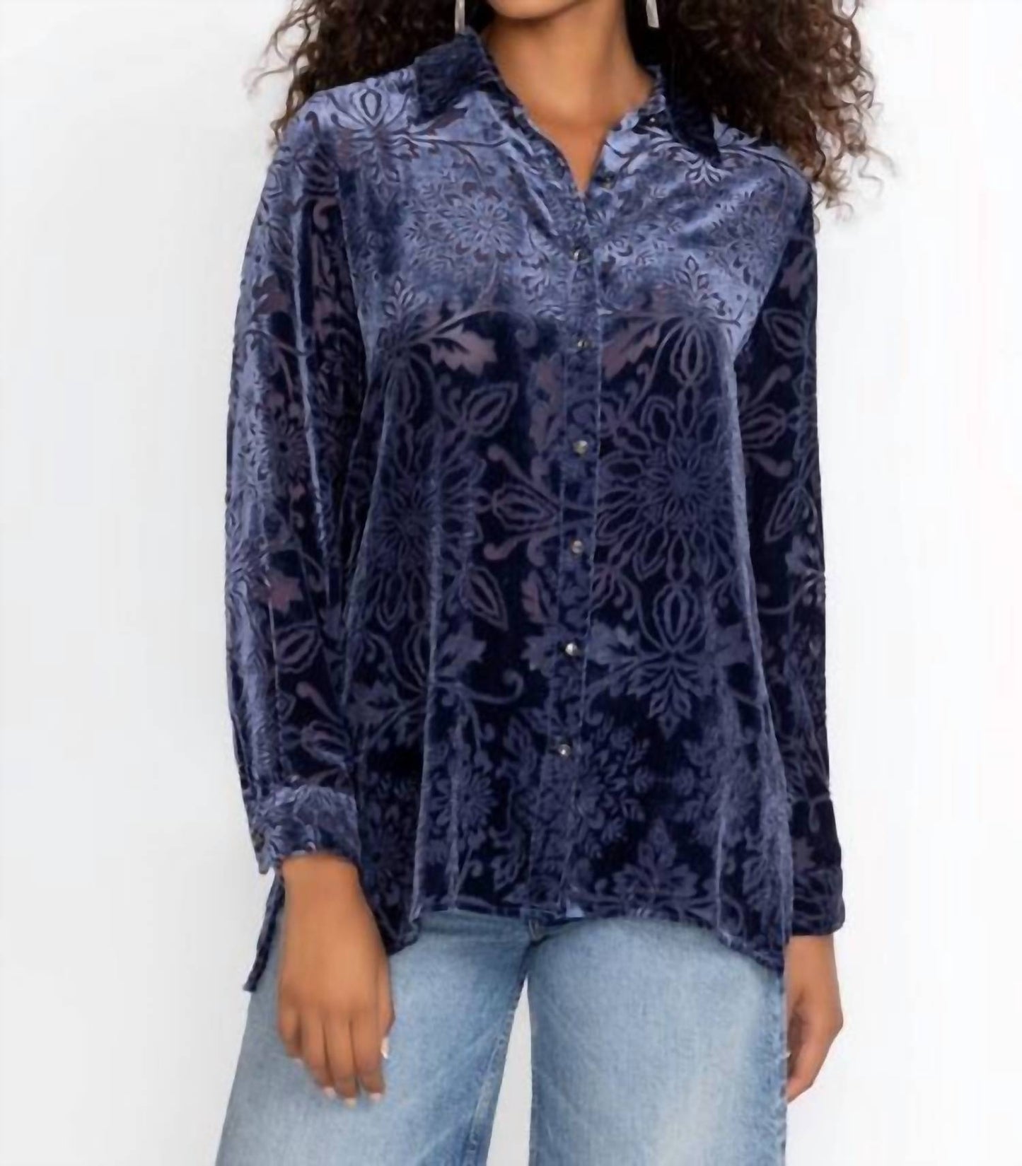 Johnny Was - MISTY BUTTON DOWN SHIRT - ALIXA