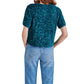 Steve Madden - Cressa Sequin Short Sleeve Top
