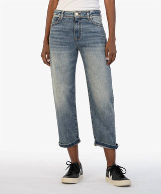 Kut From The Kloth - Sienna Baggy Boyfriend Crop Jeans